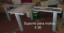 Stand para moto cinzento