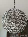 Lampa wisząca Belldeco kula krysztal
