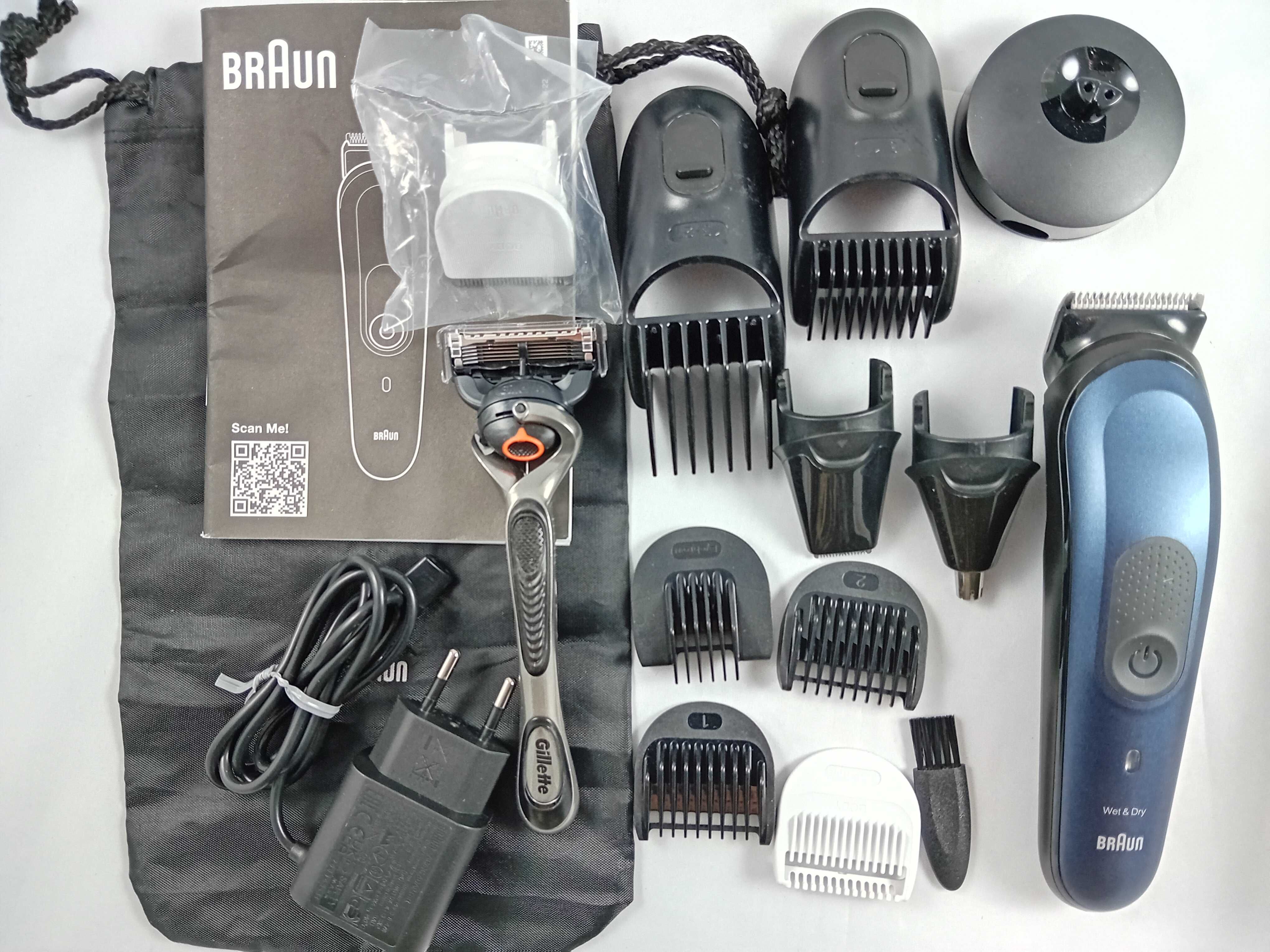 Maszynka Trymer Męski BRAUN Series 7 MGK7450 All In One Style Kit 11w1