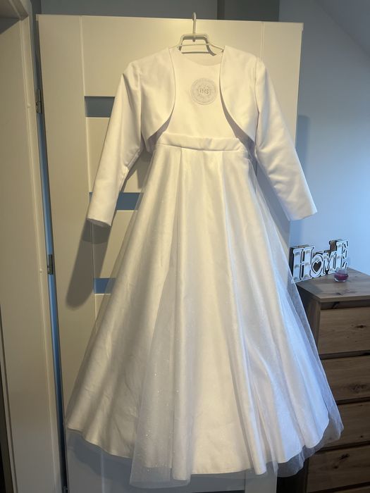 Sukienka na Komunie brokatowa w super stanie!