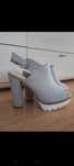 Buty szare z brązem I białym 38