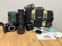 Nikon D5100+Sigma 70-300+Nikkor 50mm