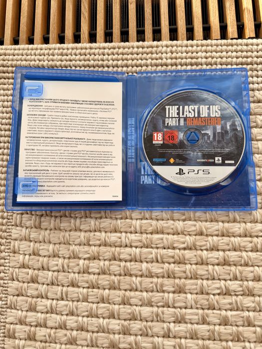 Продам гру The Last of us part 2 remastered на PS5