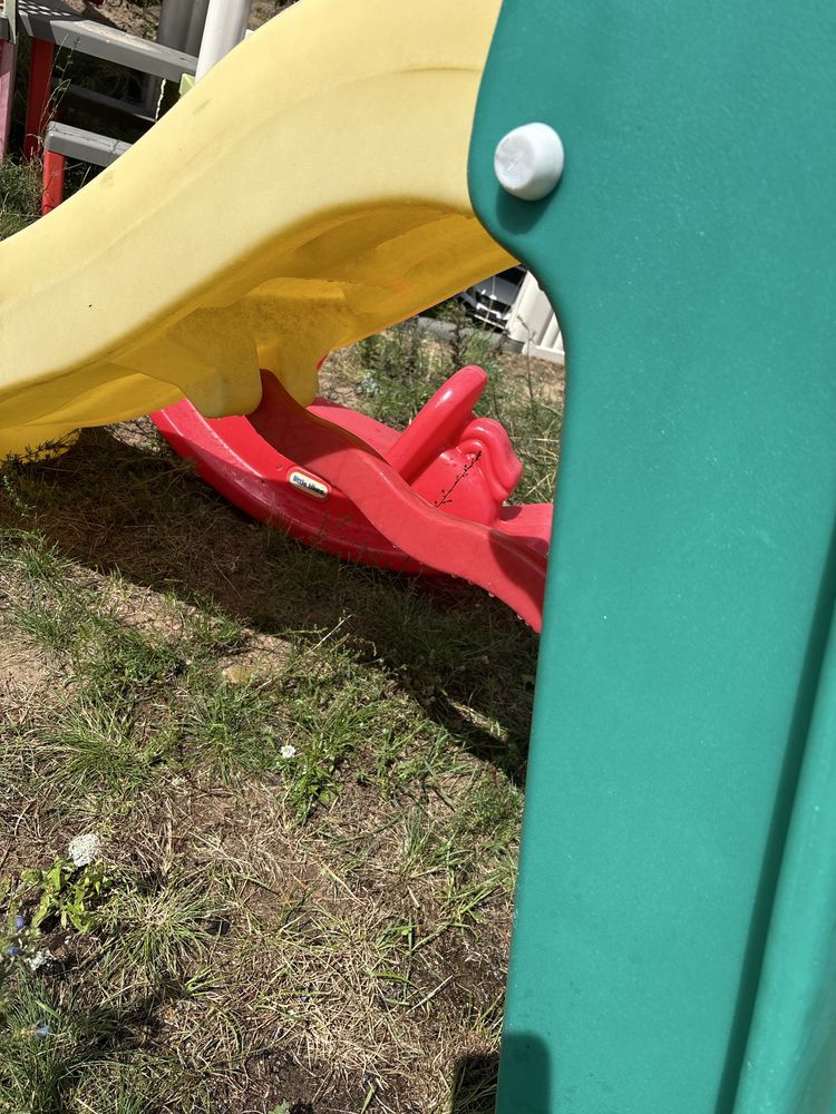 Zjeżdżalnia little tikes ślizg duża +konik little tikes bujak