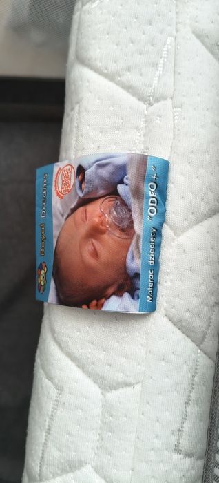 Łóżeczko turystyczne Kinder Kraft + materac 120x60 odeo +