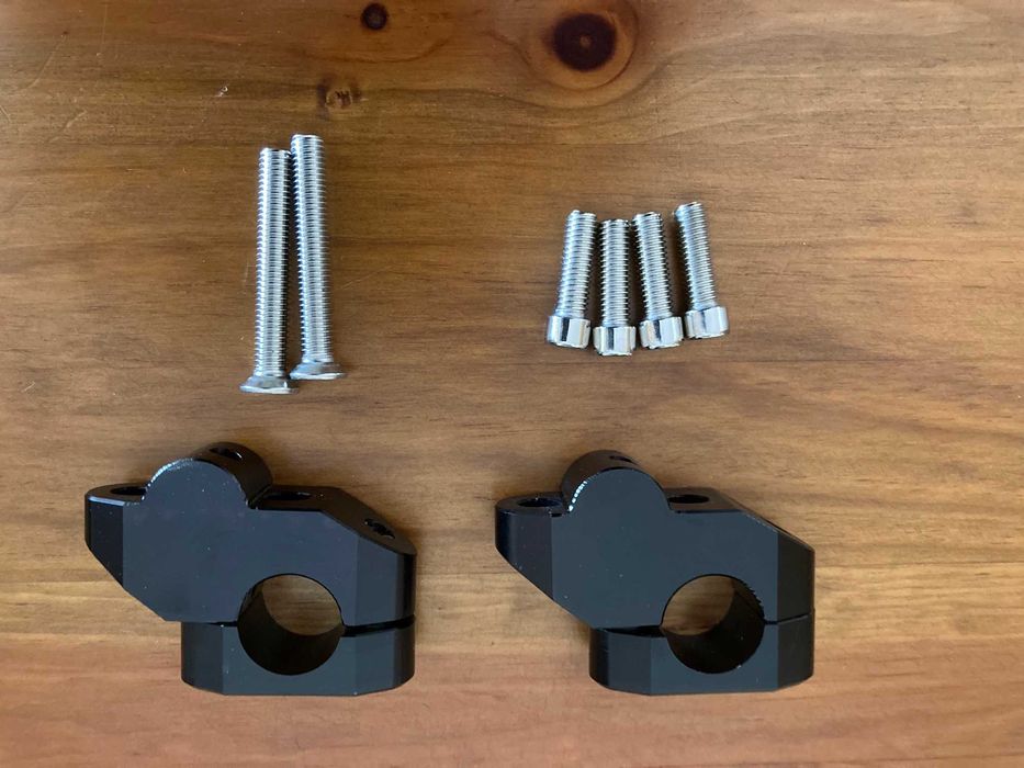 Motorcycle pull-back-raiser 20mm