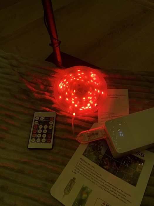 RGB Led стрічка 10 метрів світлодіодна стрічка блютуз