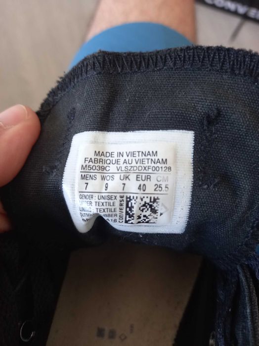 Converse All-Star Preto 40