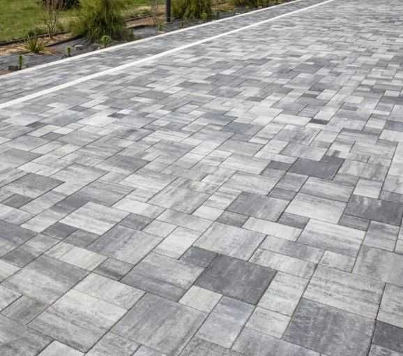 Kostka brukowa Visio®, nawierzchnia - color mix - wapień dewoński