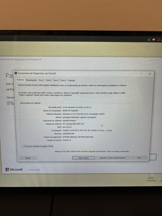 PC slim GTX1050, i5, 16GB ram, SSD