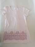 Koszulka T-shirt IN EXTENSO jasnobrzoskwiniowa XS