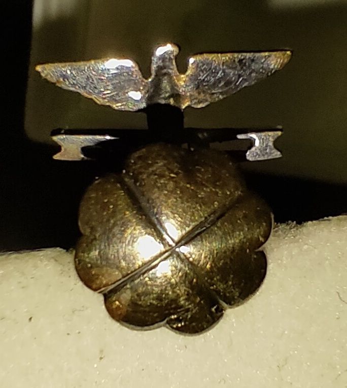 Benfica Abotoadura em ouro,.prata e brilhantes