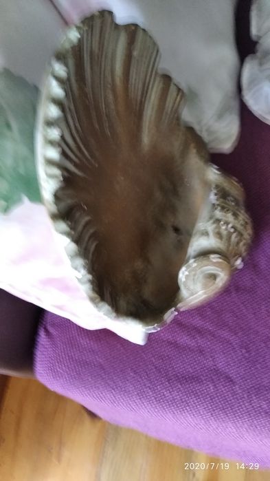 Concha de barro muito antiga