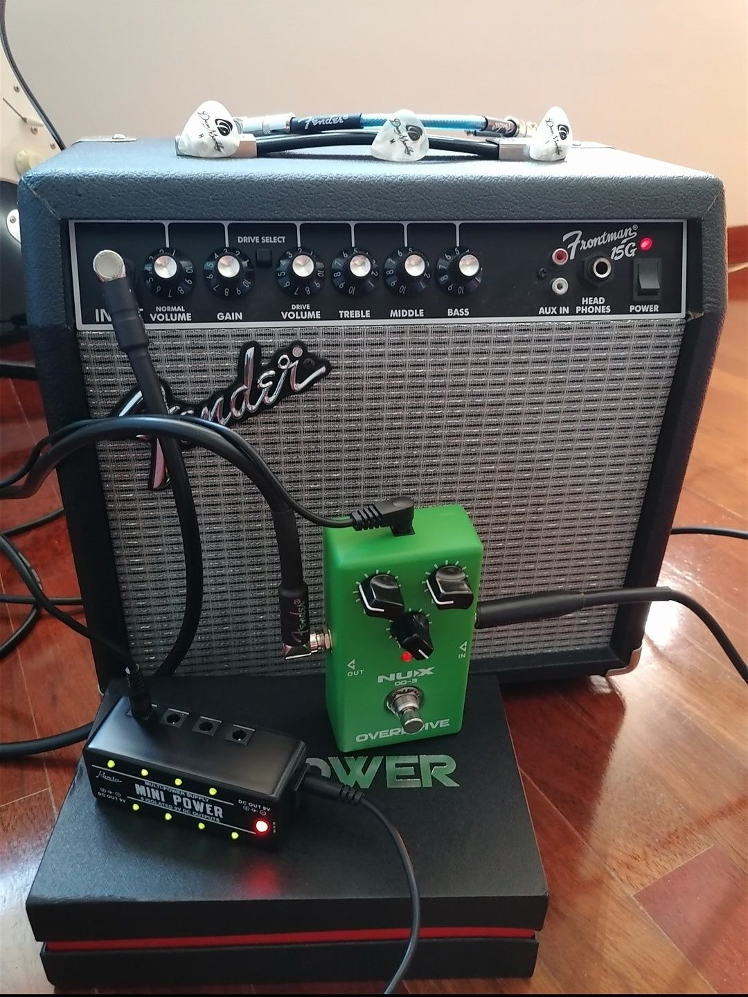 Amplificador e pedal