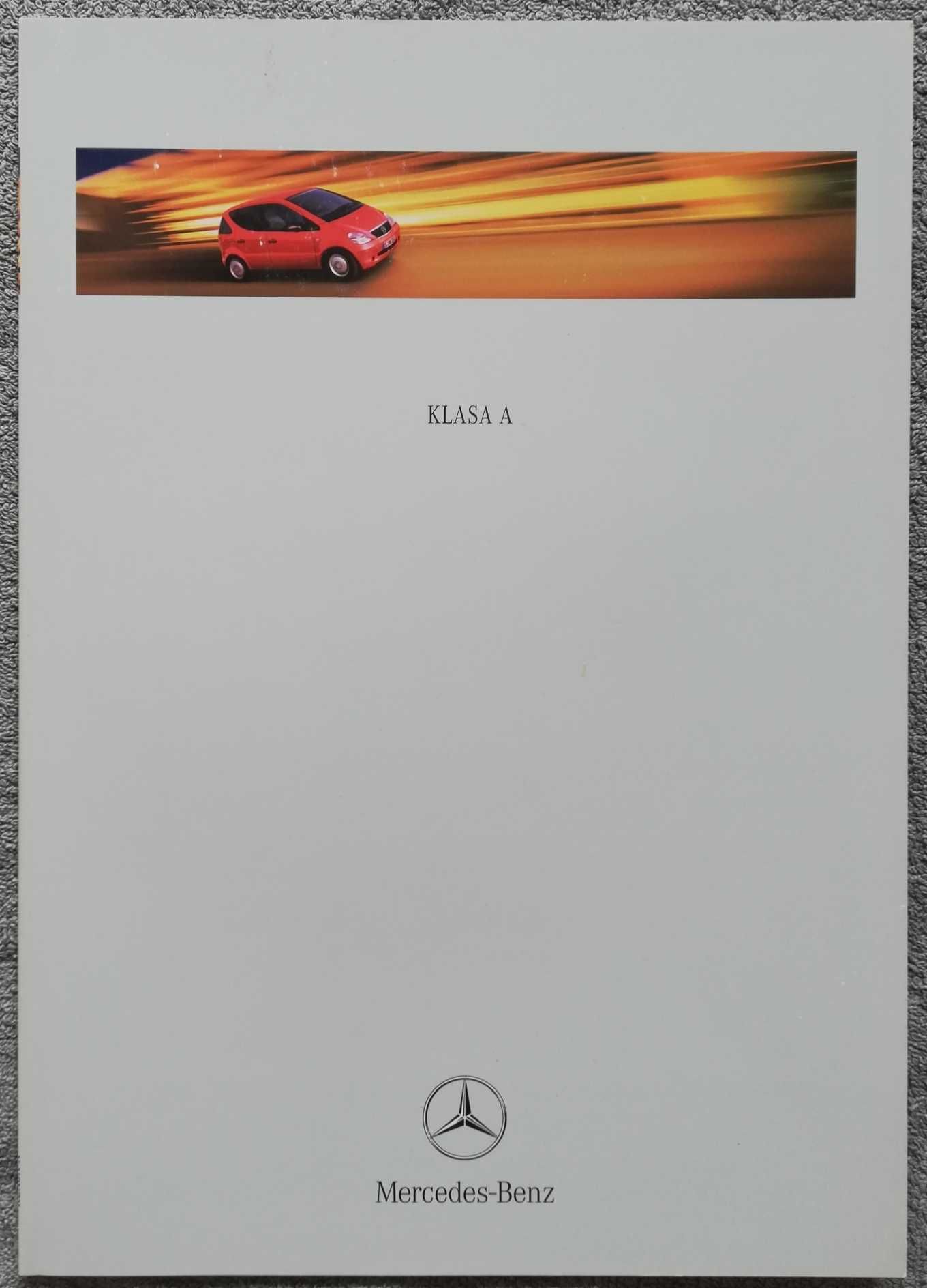 Prospekt Mercedes-Benz klasa A rok 1998