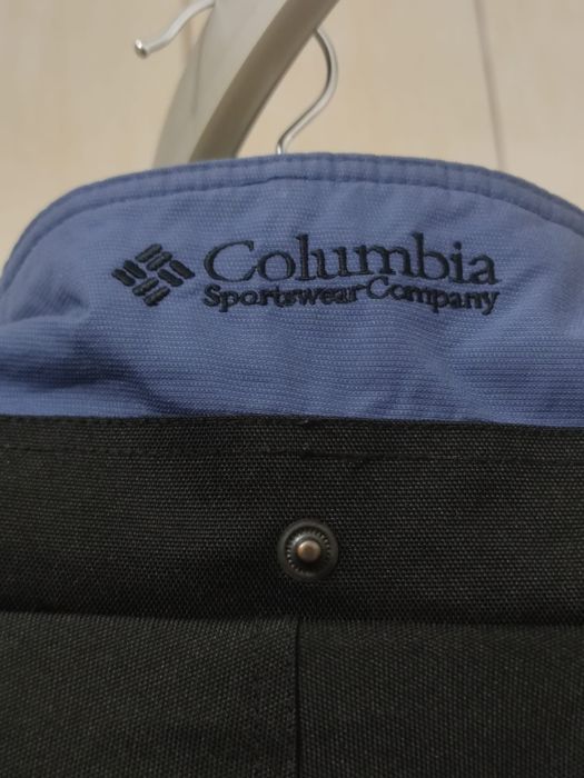Kurtka Columbia Sportswear XL XXL niebieska wiatrówka z podpinką ociep