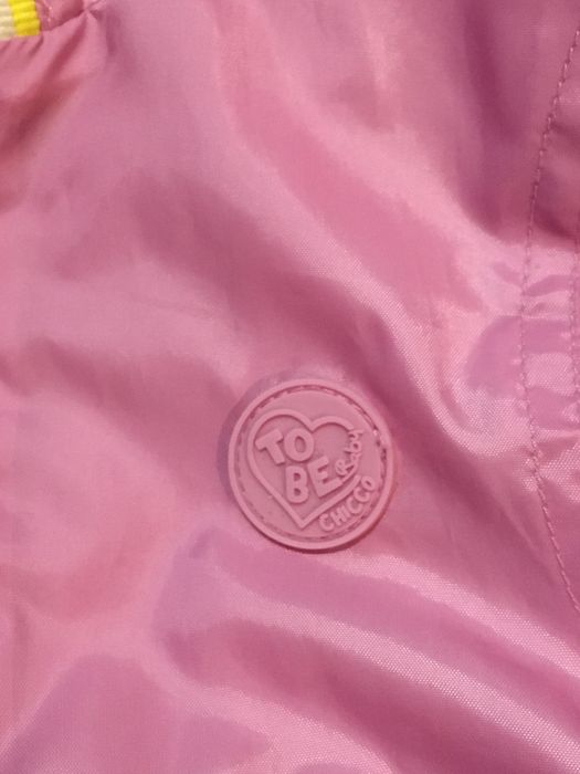 Chicco - impermeável cor-de-rosa