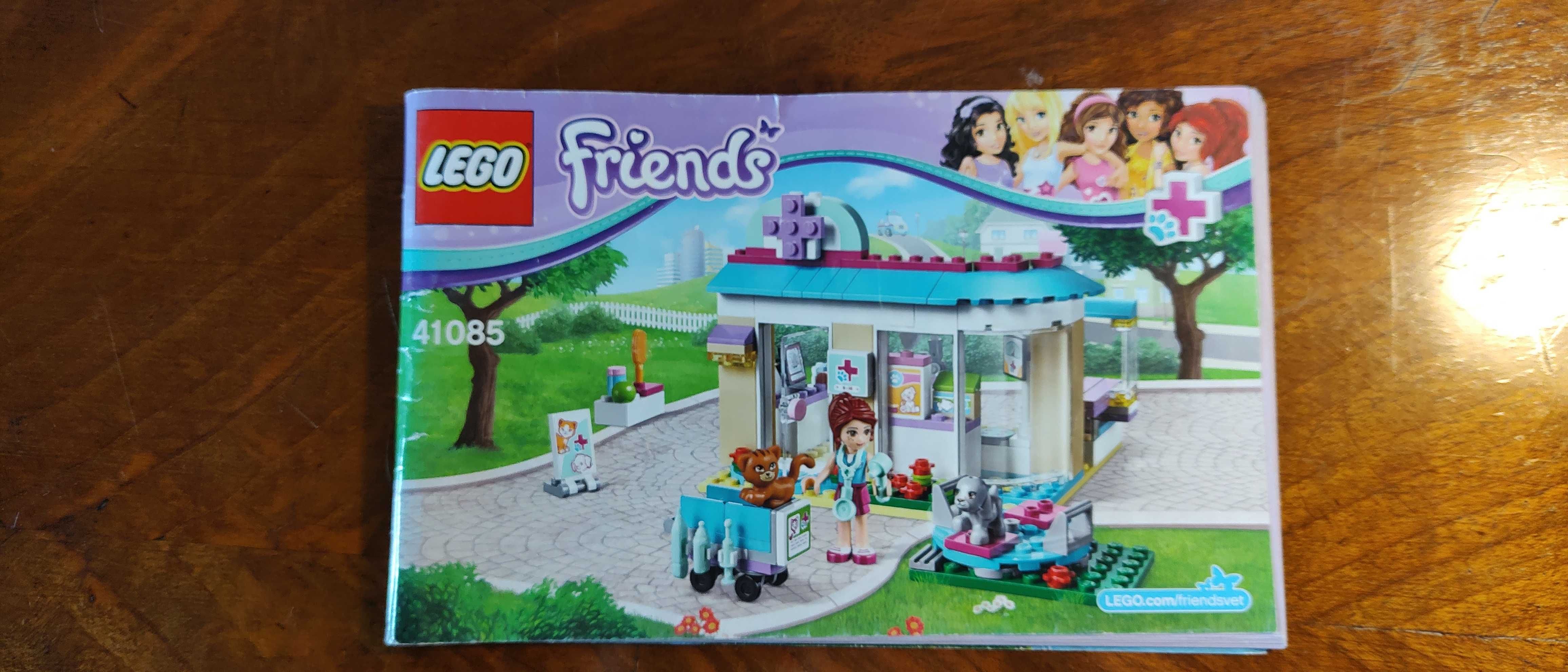 Klocki LEGO FRIENDS, zestaw nr 41085, lecznica dla zwierząt.