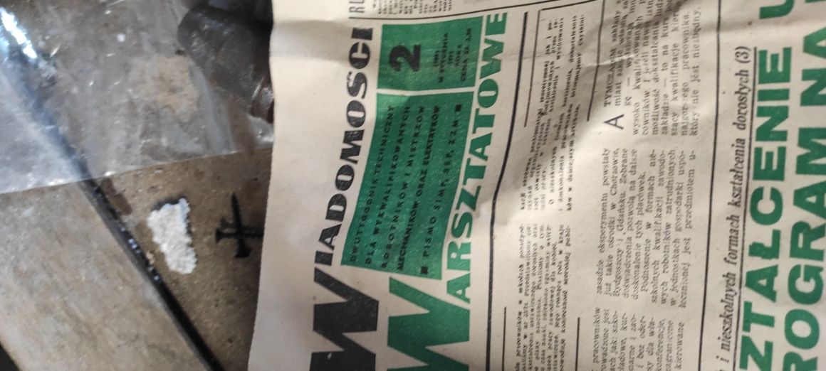 Ww wiadomości warsztatowe 1975 rok Stare gazety prl antyk zabytkowe