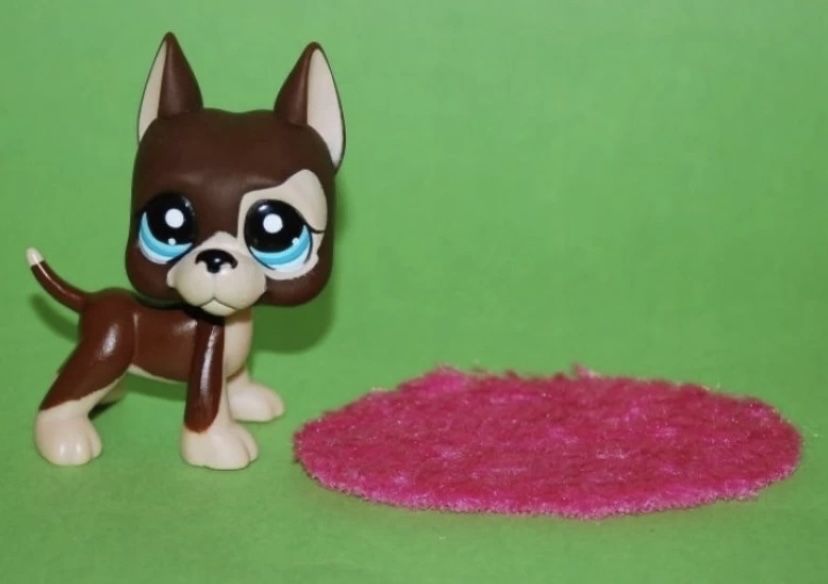 Littlest pet shop akcesoria różowy kocyk dywanik z kolekcji lps hasbro