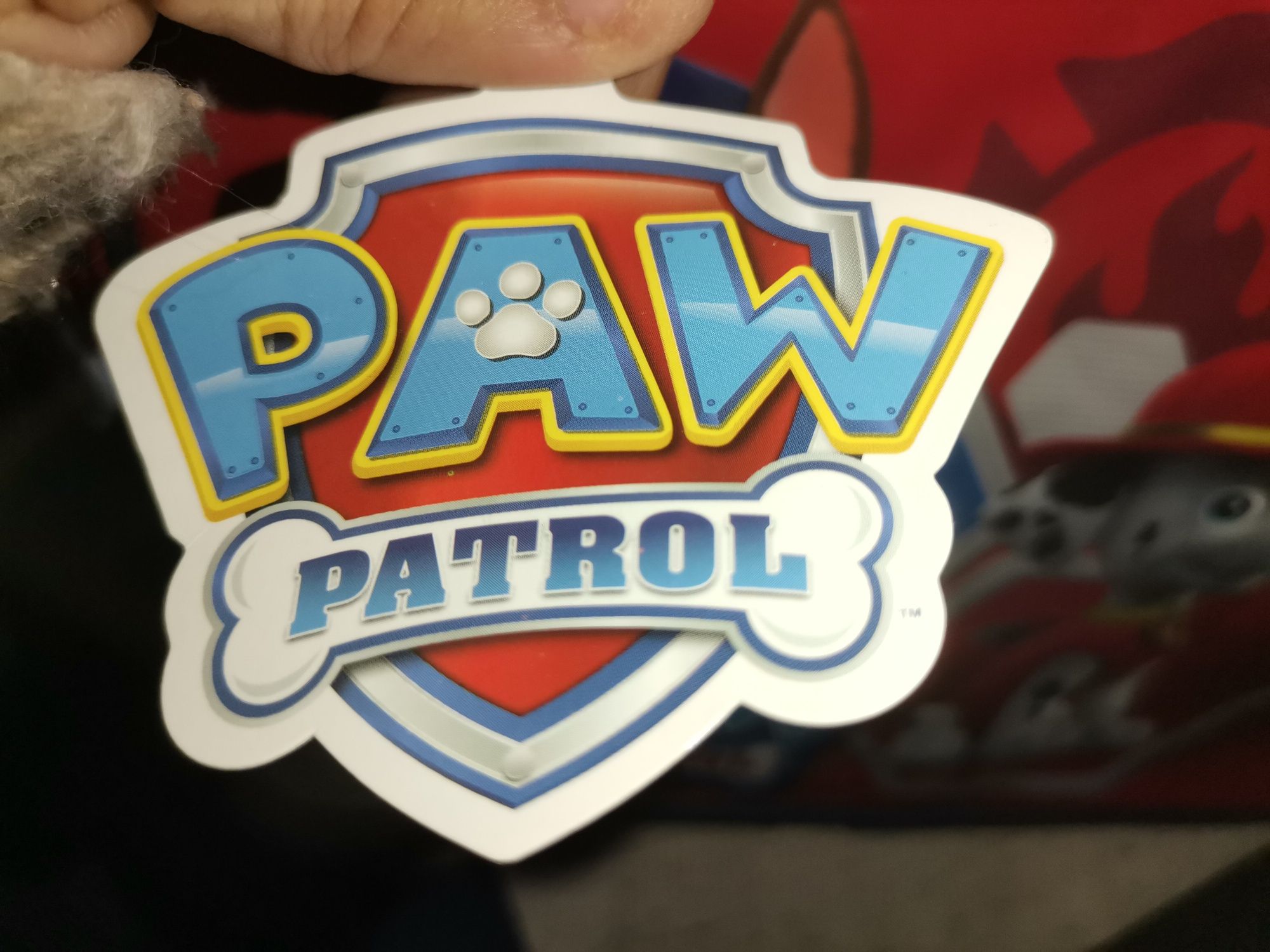 Mala Paw Patrol vermelha