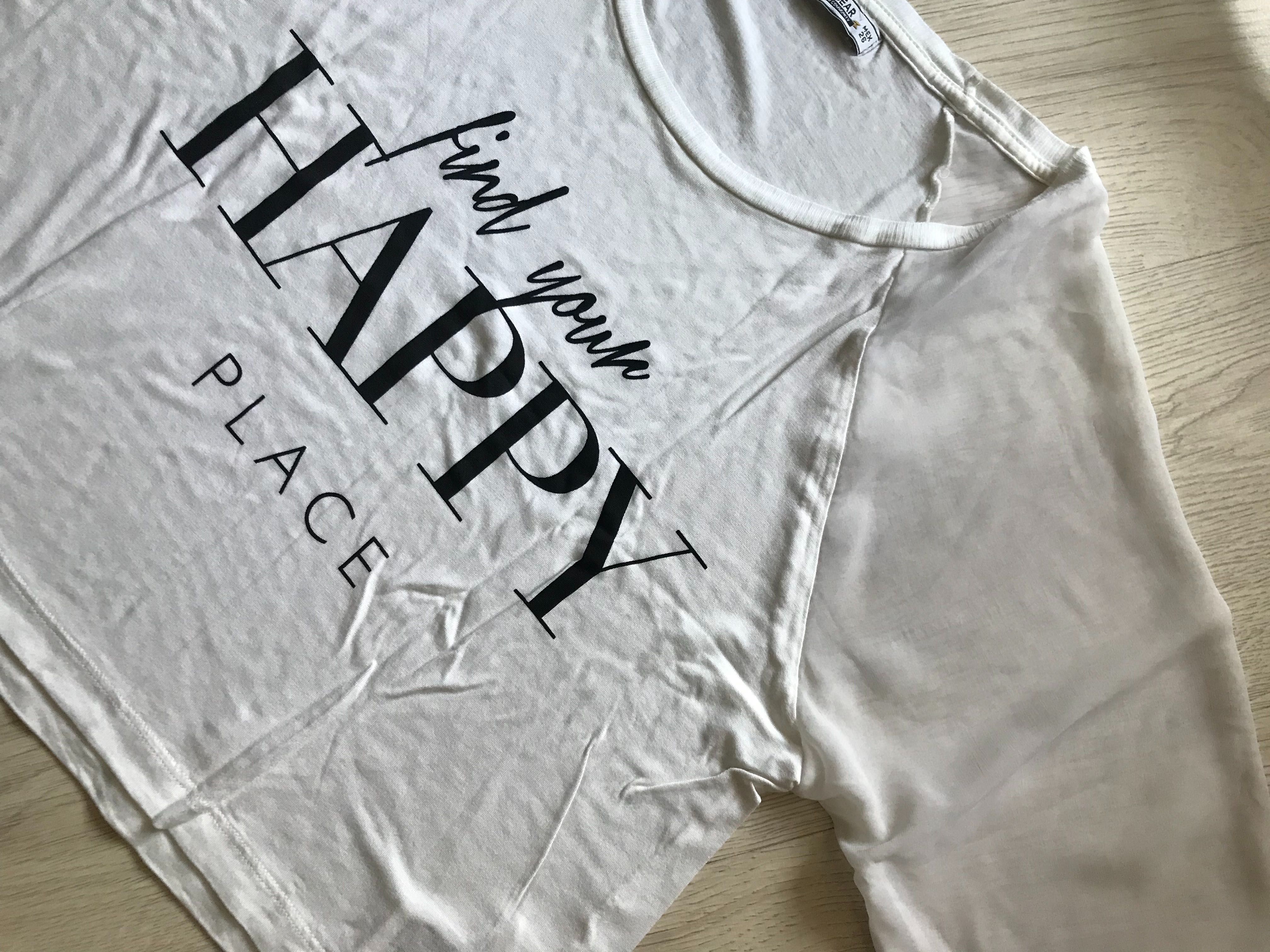 Pull&Bear bluzeczka z napisem r, S