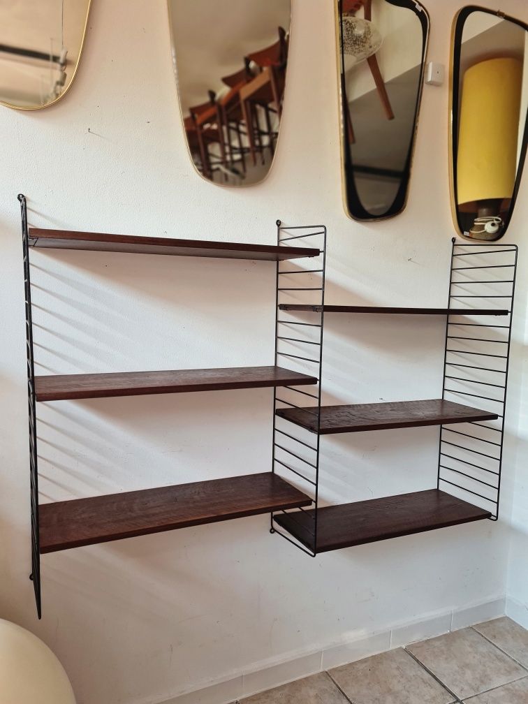 Półka STRING,regał modułowy Strinning,Mid-century ,vintage design