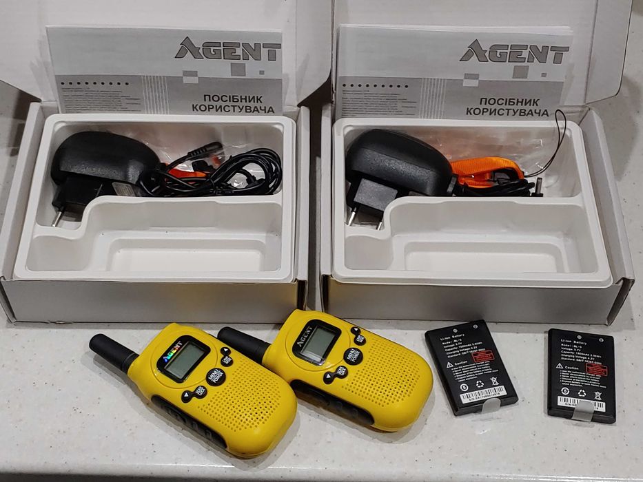 Рация AGENT AR-T6 Yellow PMR446, 2 шт, читаем описание