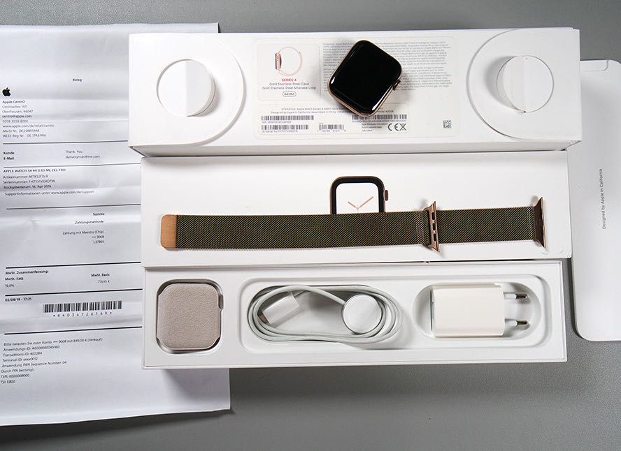 Apple Watch 4 44mm Gold Stainless Steel