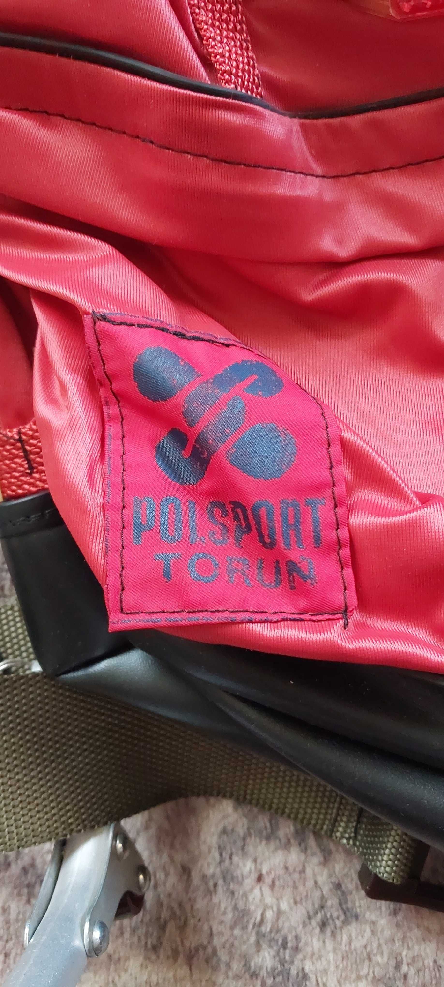 Plecak na stelażu Polsport oryginał z PRL ! nowy z metką vintage