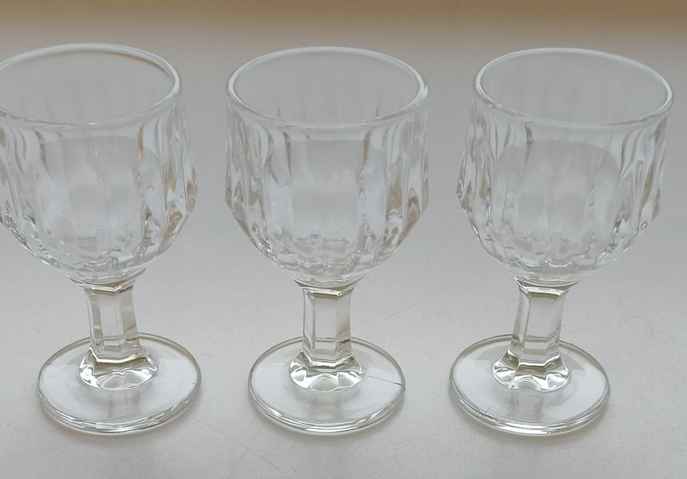 3 calices vintage