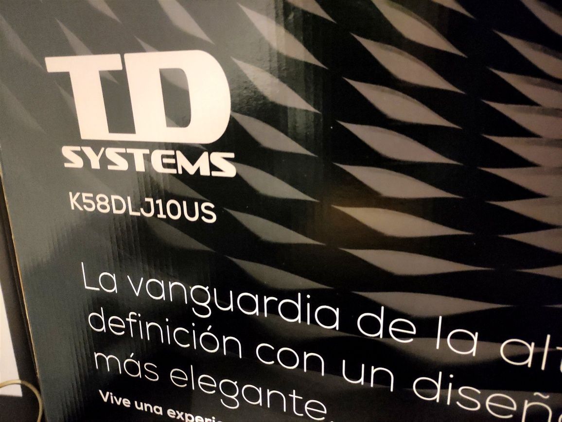 TV 58'' TD Systems para peças - K58DLJ10US