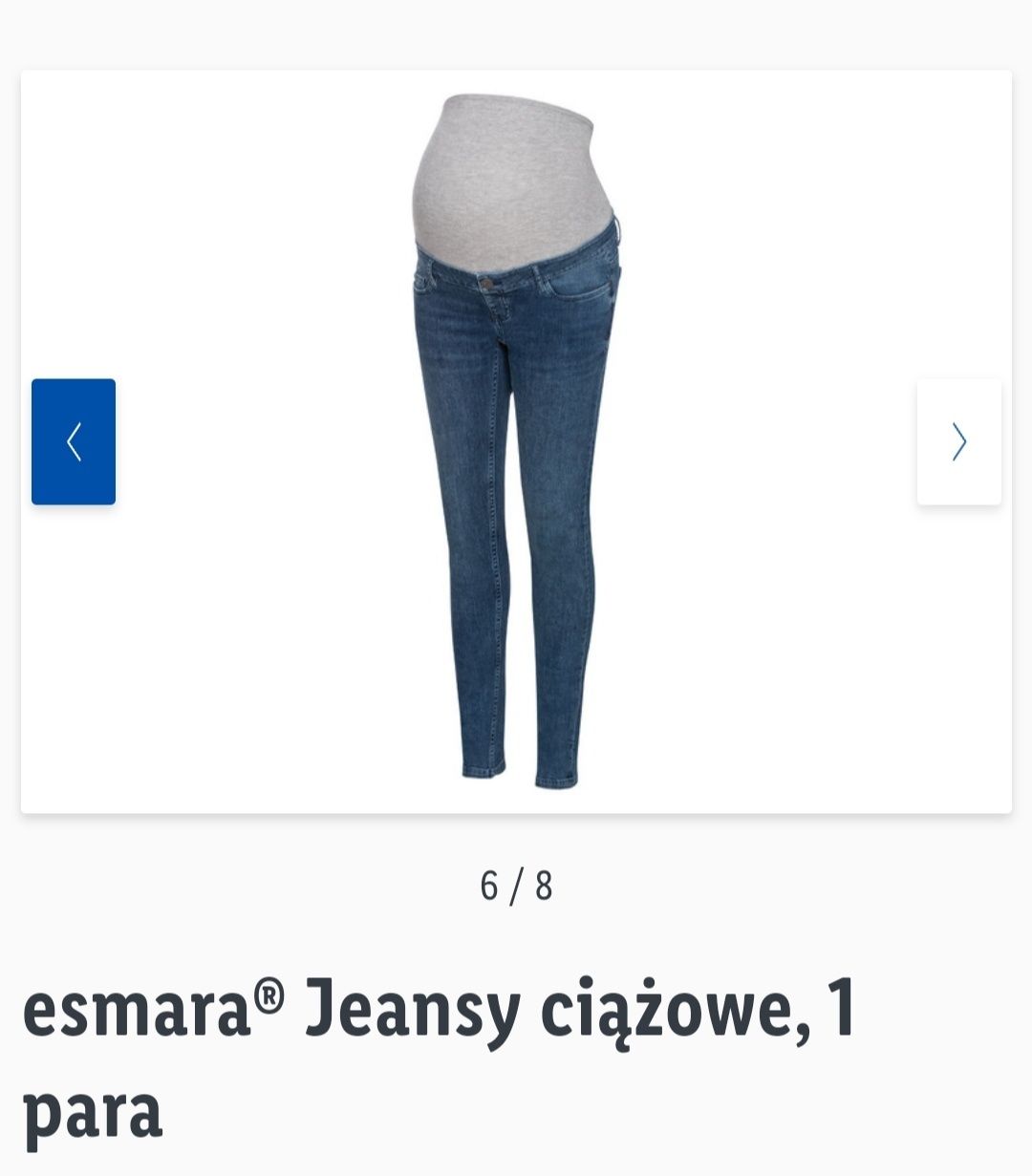 Spodnie ciążowe skinny fit