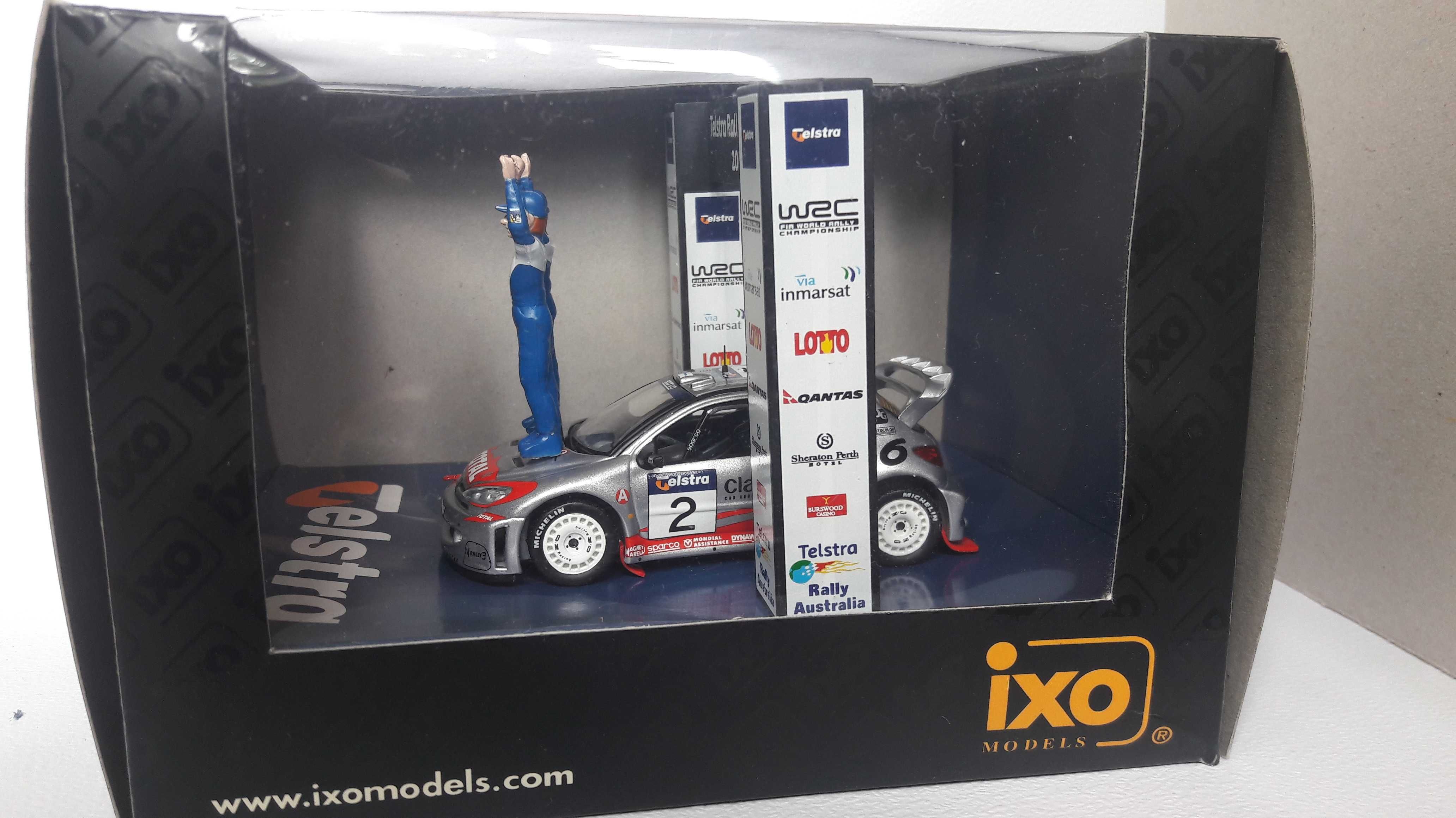 Коллекционная модель IXO Peugeot 206 WRC World Champion 2002 г, 1/43