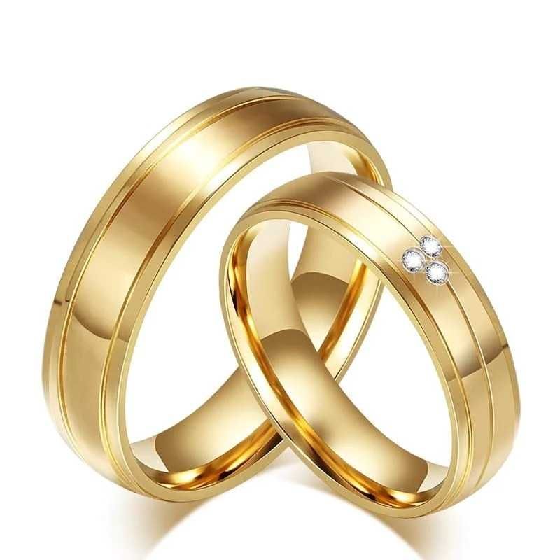 Alianças 6mm em Aço para Casamento ou Namoro - REF00070