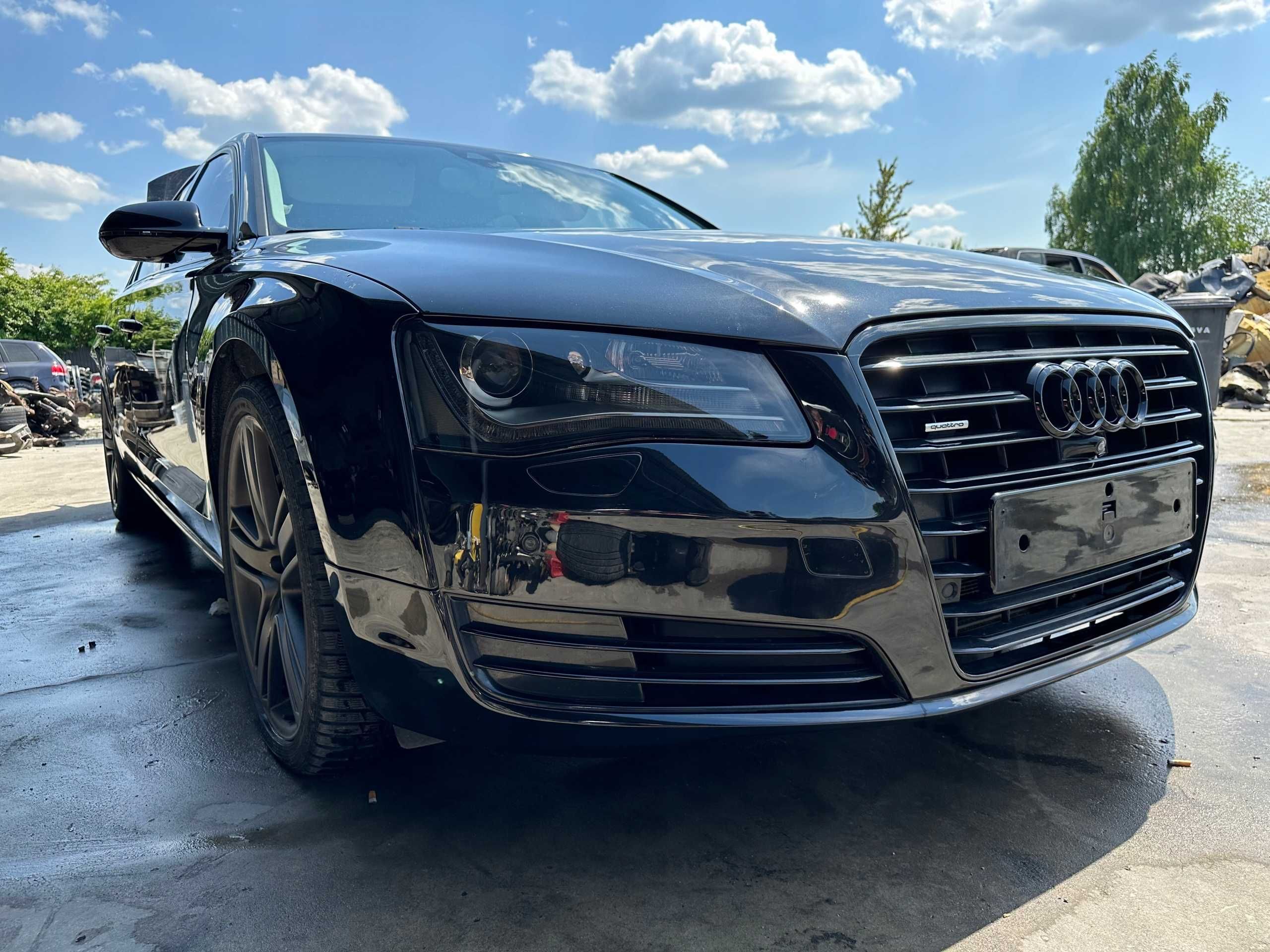 AUDI A8 D4 4H бампер передній ауді а8 д4 4н разбор запчасть деталь