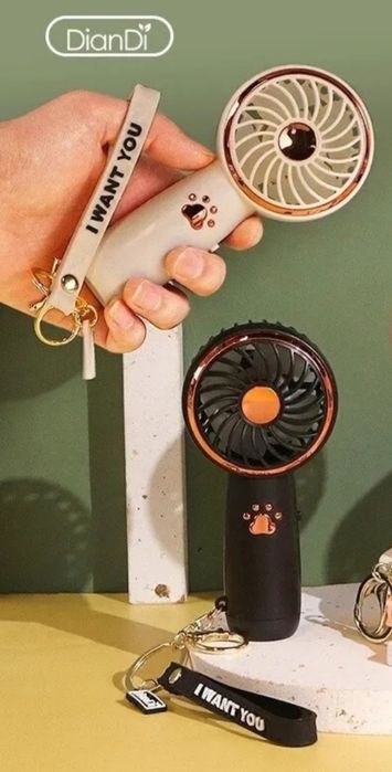 Wentylator, wiatraczek kieszonkowy na usb Nowy DianaDi, zawieszka+brel