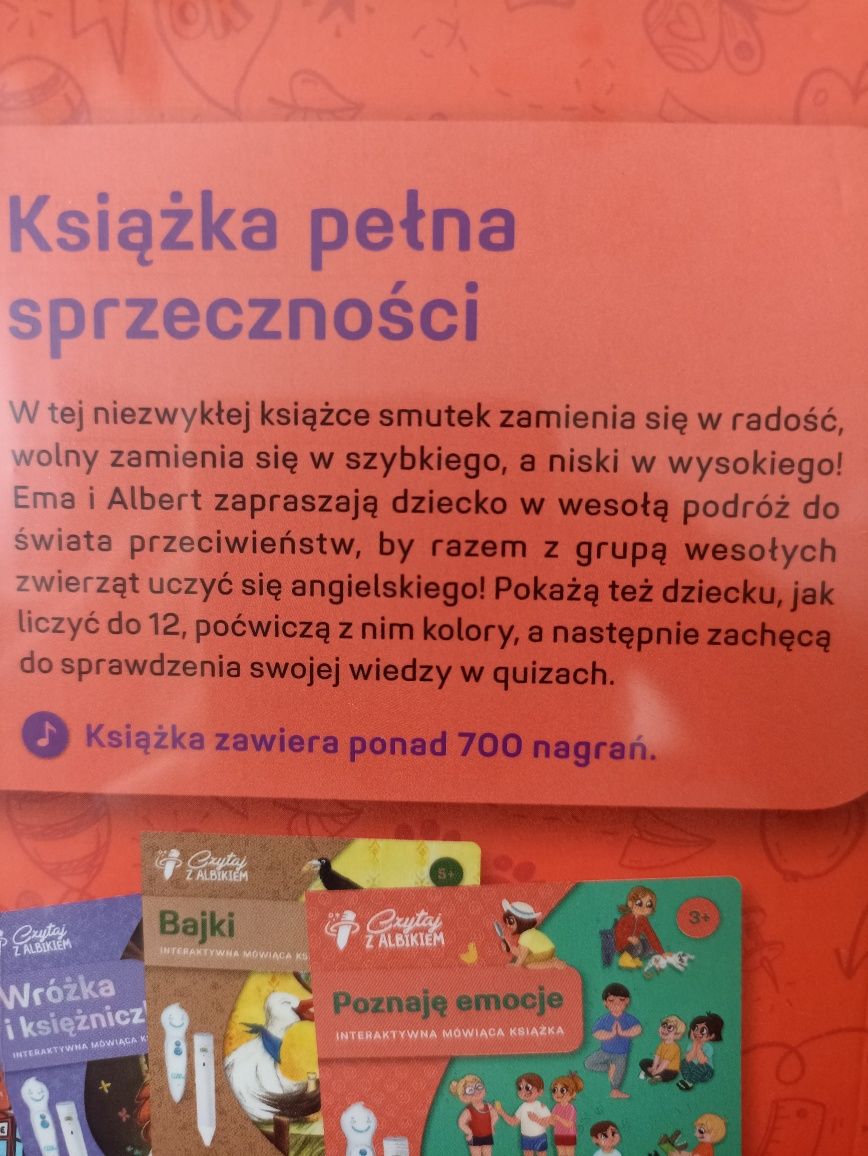 Czytaj z Albikiem Albik Albi książka My First Book of Opposites
