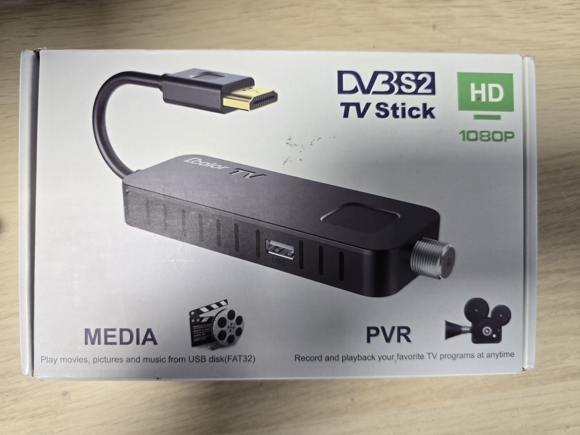 Dekoder dcolor u3mini dvb s2 tv stick komplet