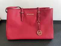 Michael Kors Jet Set torebka czerwona