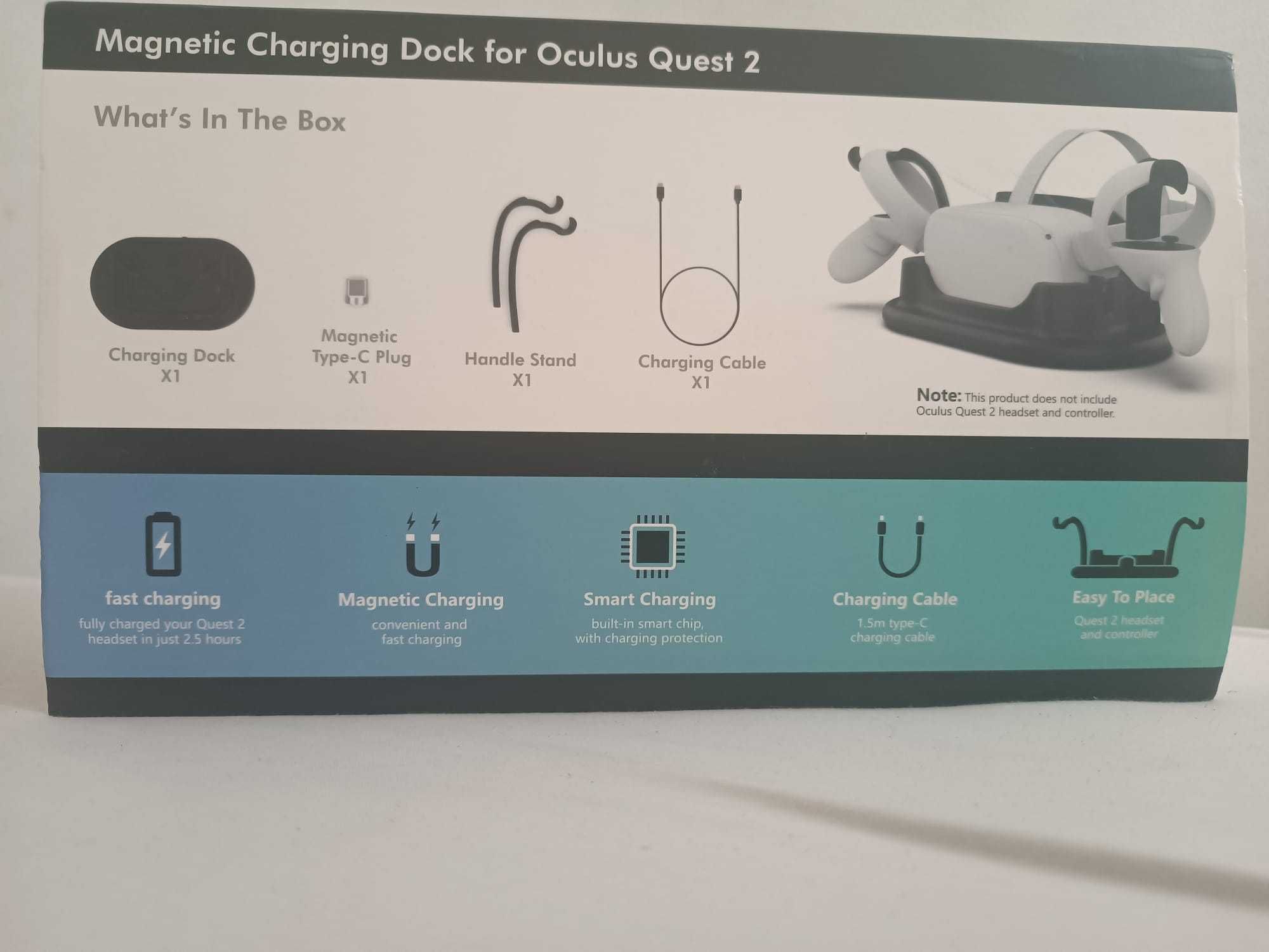 magnetic charging dock for oculus quest 2 (nie używany)