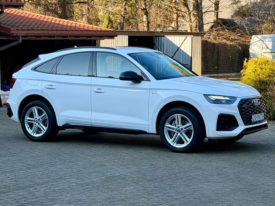 Audi Q5 Sportback 40TDI 204KM Salon PL 1właściciel S-line Led Bezszkodowy Stan idealny