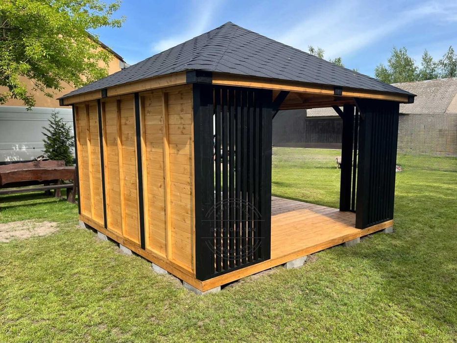 Altana Ogrodowa Horizon 4x4 Nowoczesna Altana Prostokątna