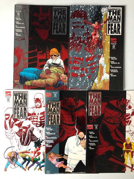 Daredevil: The Man Without Fear - Mini-série marvel completa 5 volumes