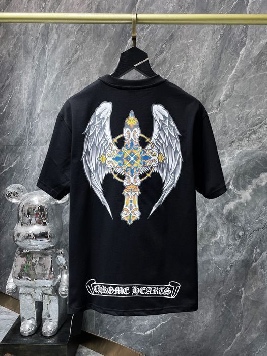 Футболка мужская Chrome Hearts с крыльями женская унисекс оригинал