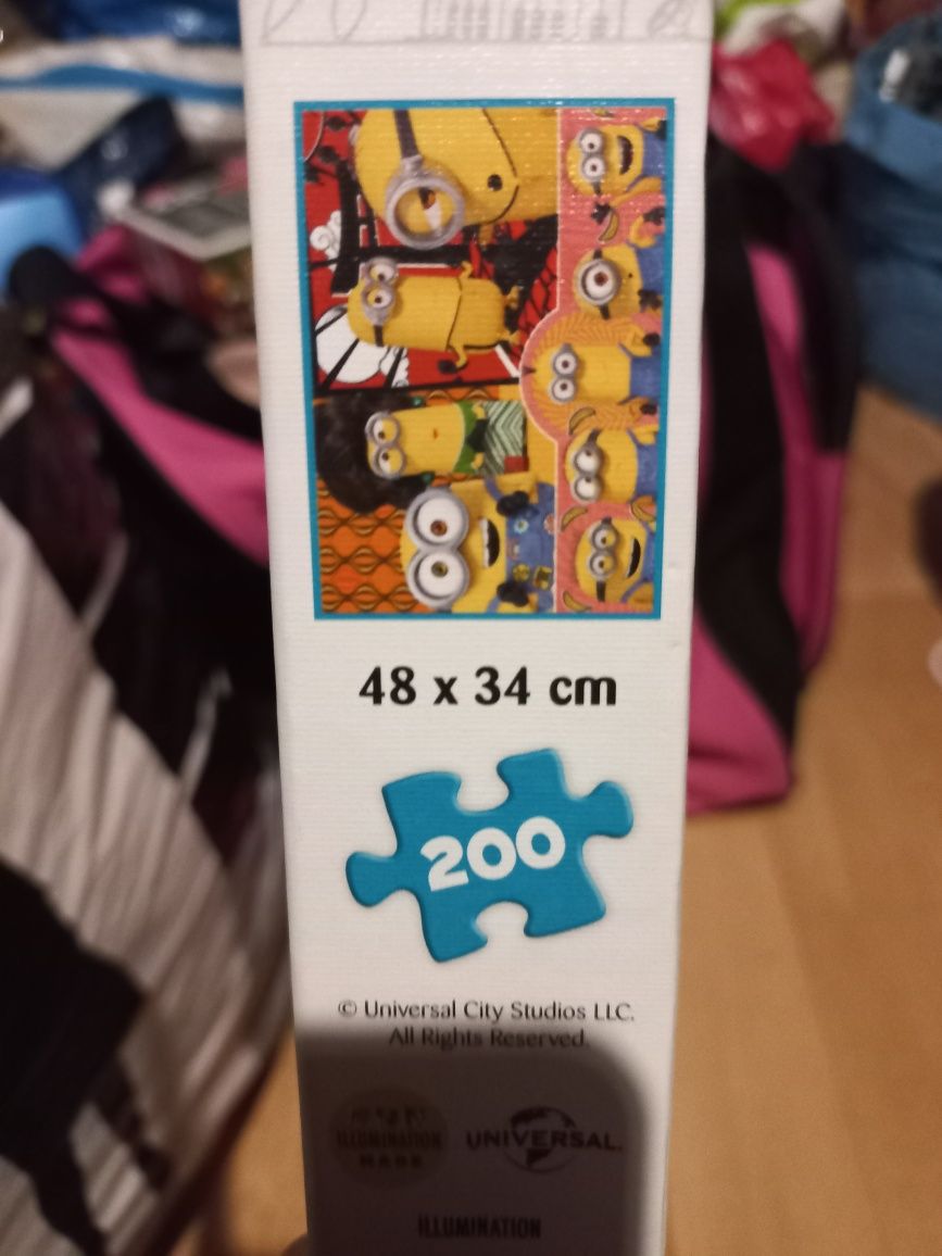 Puzzle minionki 200 elementów