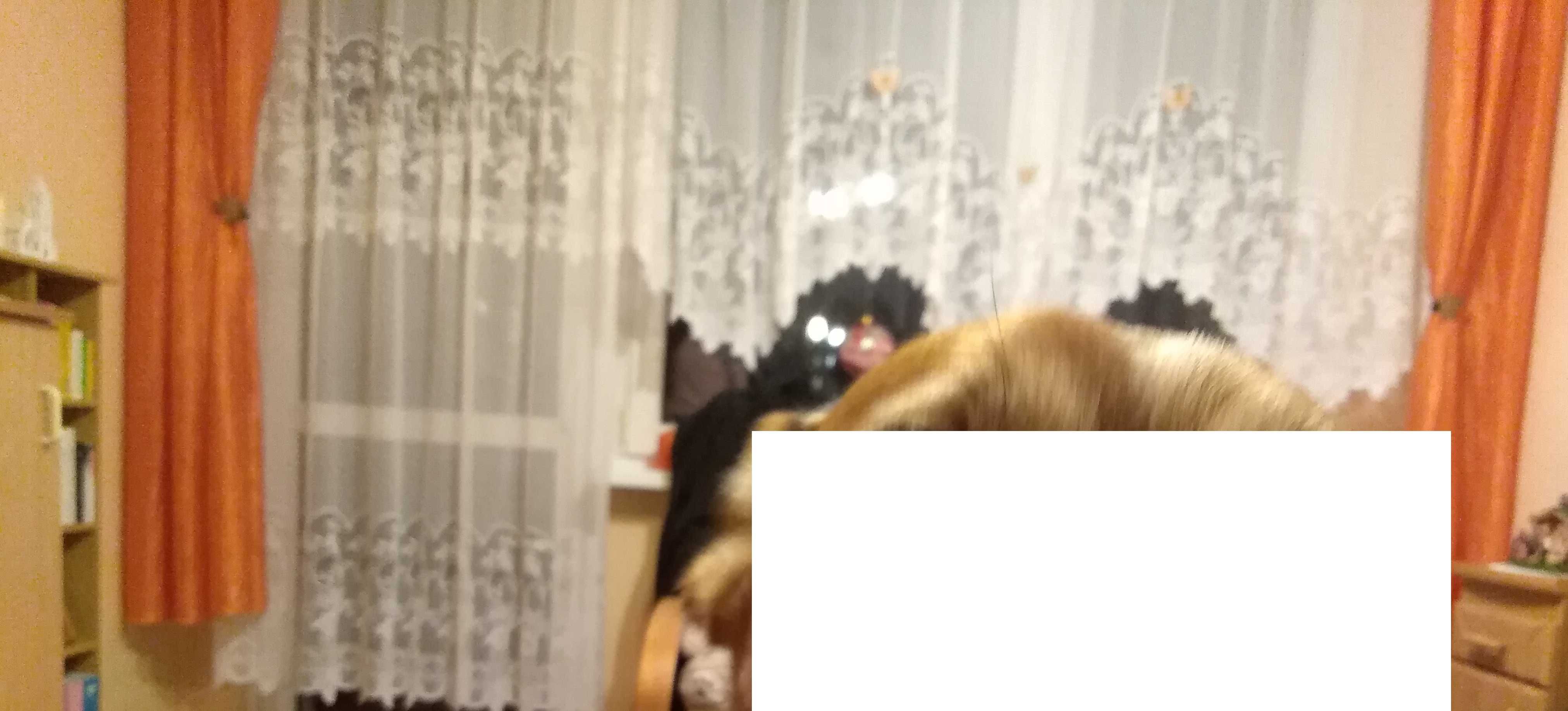 firana komplet 2 części na okno zwykłe i balkonowe taśma wszyta