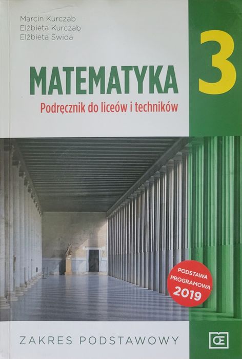 Podręcznik Matematyka 3 Pazdro