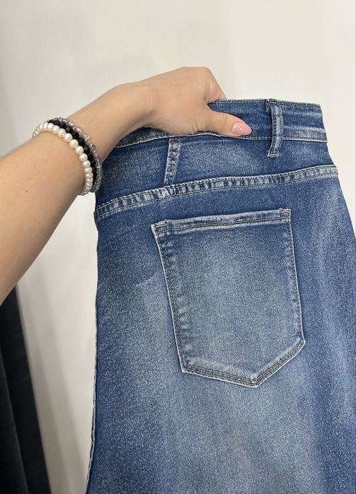 5хл батал джинси палаццо широкі батал великий стрейчеві 58 розмір 60