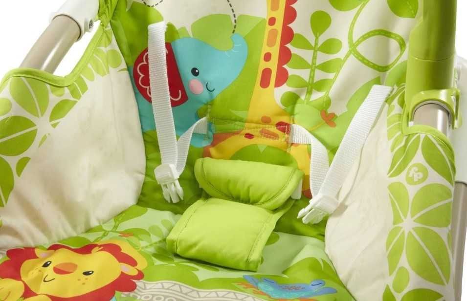 Fisher Price Przenośny Leżaczek Bujaczek 2W1 - oryginalny